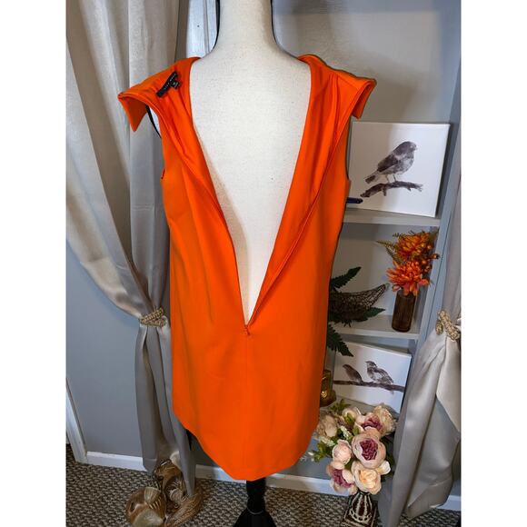 Alex Marie Stunning Sophisticated 10 Mock Neck Sleeveless Back Zip Lined Dress - Picture 6 of 12